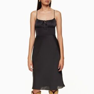 Aritzia Black Midi Dress